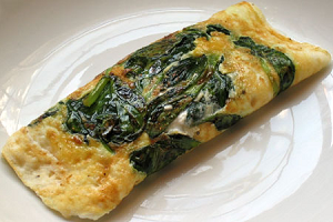 Quick and Easy Cheese and Vegetable Omelet