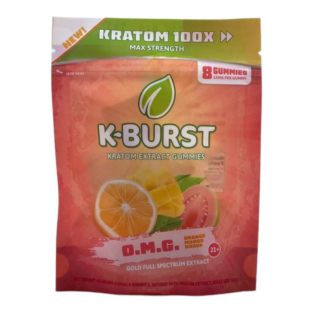 K-Burst OMG Kratom Extract Gummies