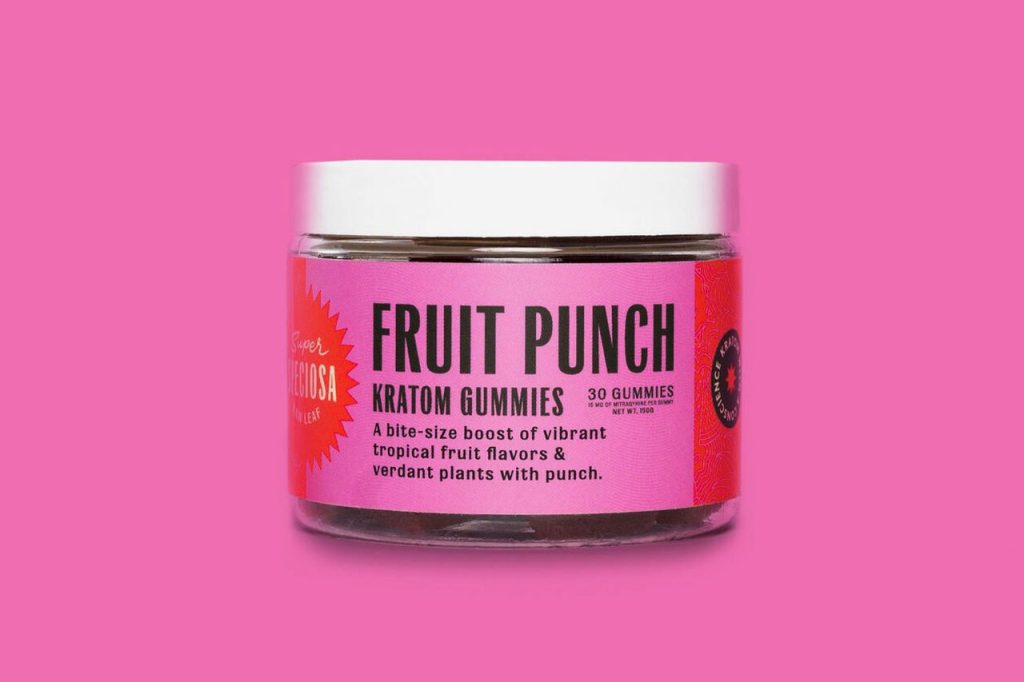 Super Speciosa Fruit Punch Kratom Gummies